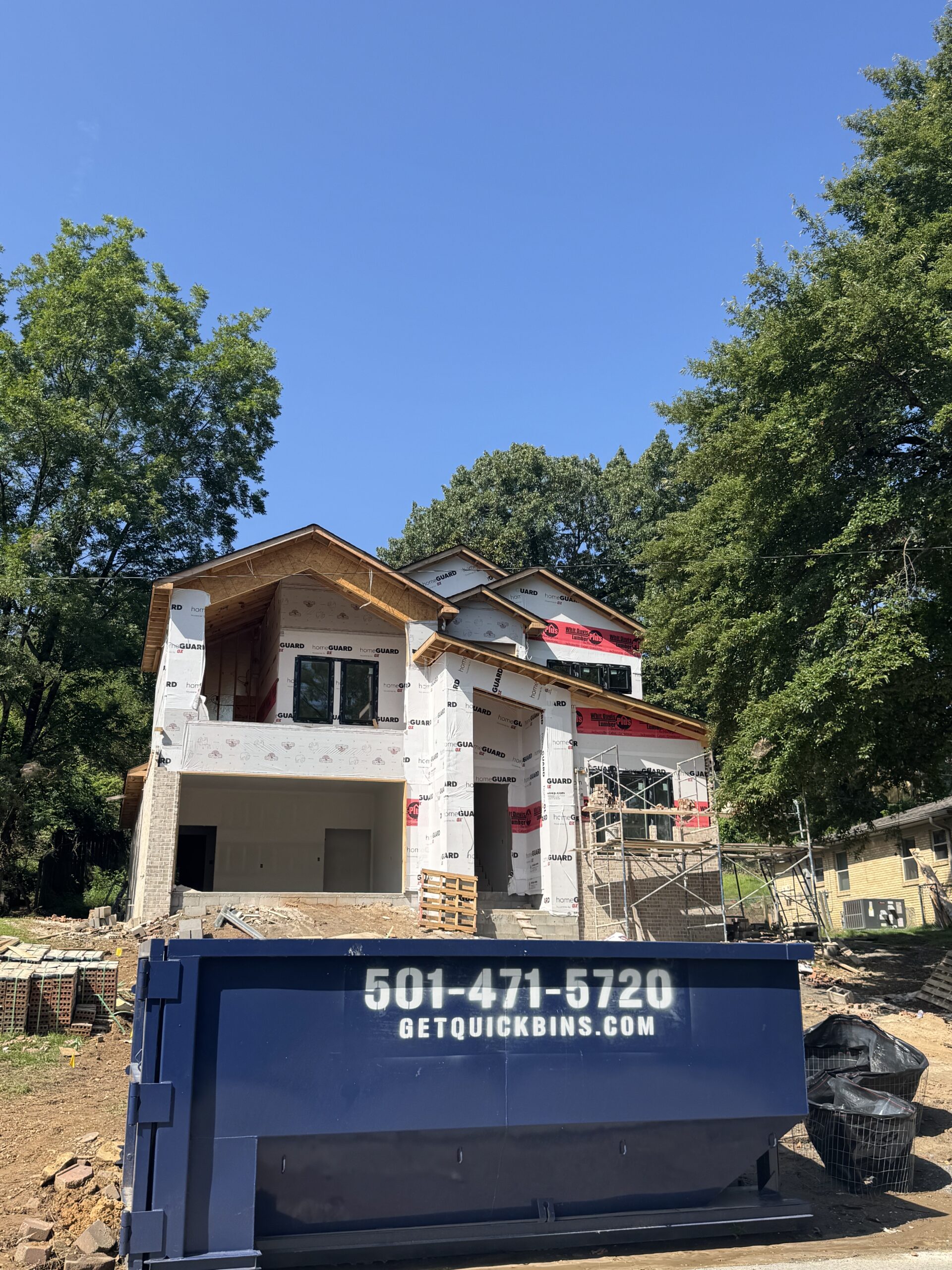 Home 2 Dumpster rental for home builders